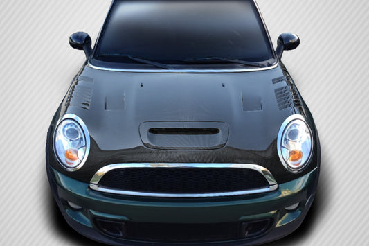 Carbon Creations Racer Hood Compatible With 2007-2015 MINI Cooper - 1 Piece - 112898