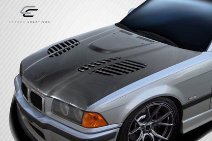 Carbon Creations GTR Hood Compatible With 1992-1998 BMW 3 Series - 1 Piece - 112903