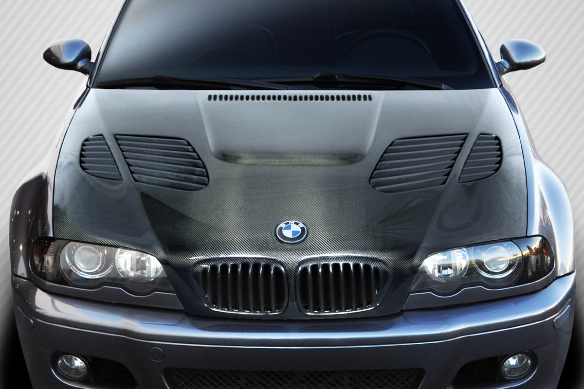 Carbon Creations GTR Hood Compatible With 1999-2003 BMW 3 Series E46 - 1 Piece - 112906