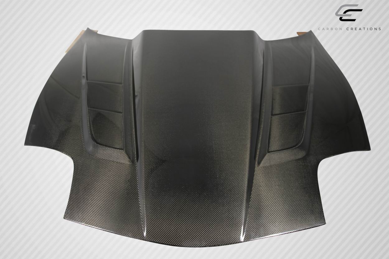 Carbon Creations DriTech H Design Hood Compatible With 1997-2004 Chevrolet Corvette - 1 Piece - 112922