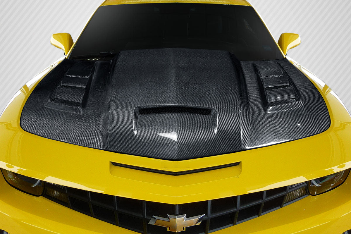 Carbon Creations TS-2 Hood Compatible With 2010-2015 Chevrolet Camaro - 1 Piece - 112927