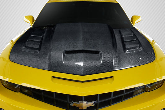 Carbon Creations TS-2 Hood Compatible With 2010-2015 Chevrolet Camaro - 1 Piece - 112927