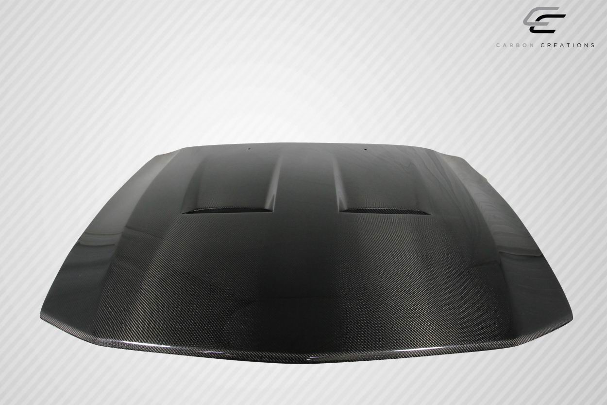 Carbon Creations CVX Hood Compatible With 2005-2009 Ford Mustang - 1 Piece - 112934