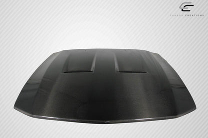 Carbon Creations CVX Hood Compatible With 2005-2009 Ford Mustang - 1 Piece - 112934