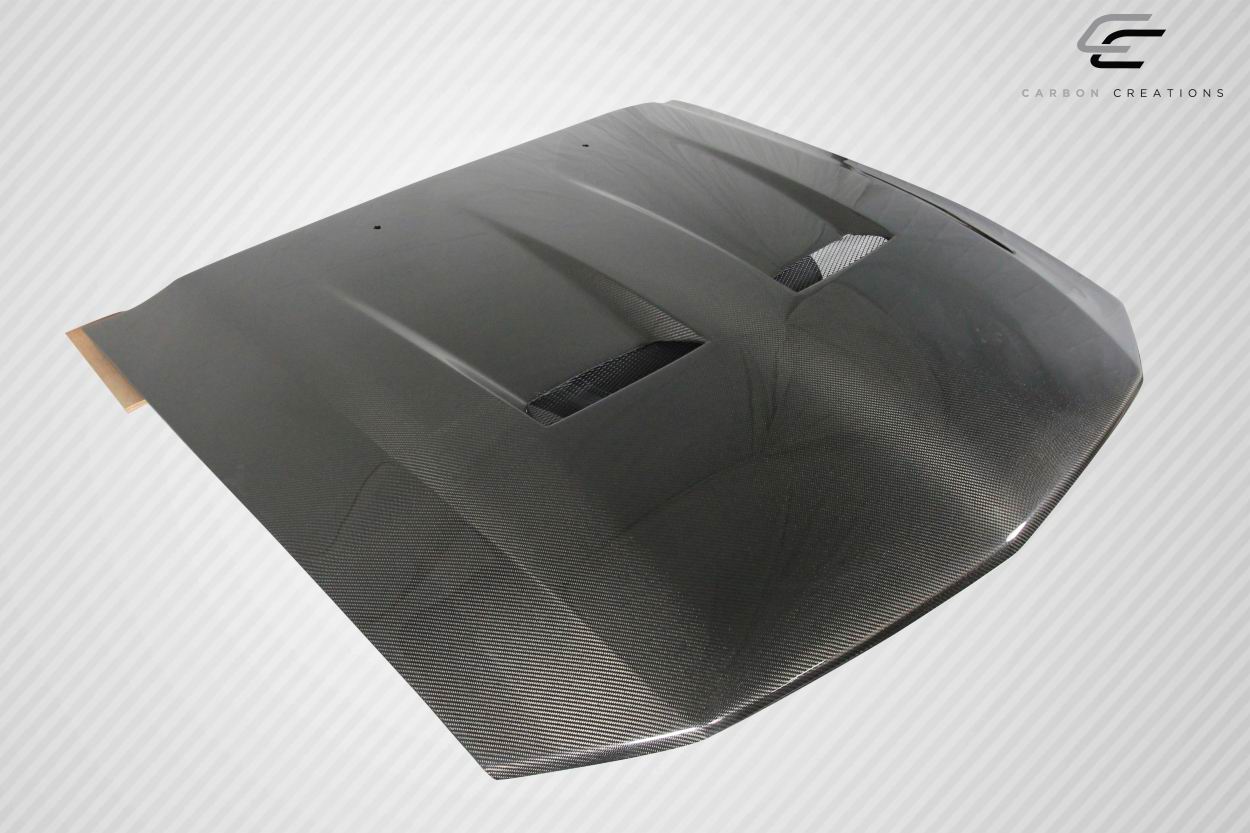 Carbon Creations CVX Hood Compatible With 2005-2009 Ford Mustang - 1 Piece - 112934