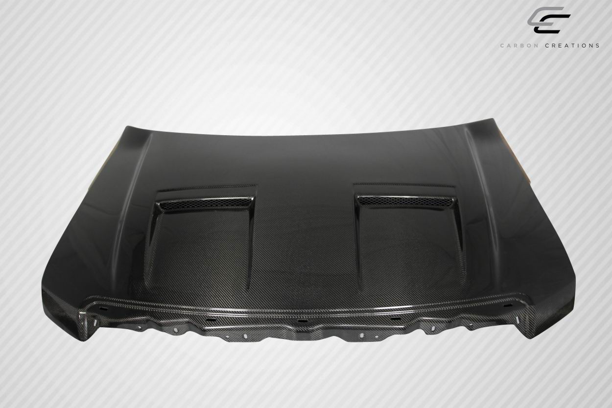 Carbon Creations Ram Air Hood Compatible With 2009-2014 Ford F150 - 1 Piece - 112936