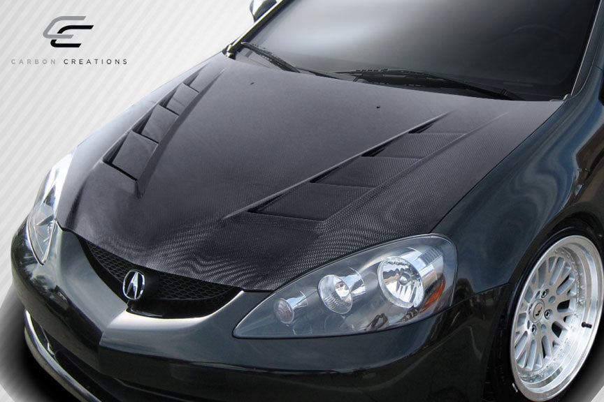 Carbon Creations TS-2 Hood Compatible With 2002-2006 Acura RSX - 1 Piece - 112946