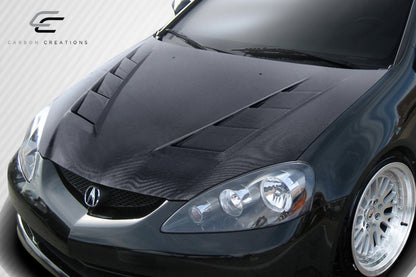 Carbon Creations TS-2 Hood Compatible With 2002-2006 Acura RSX - 1 Piece - 112946