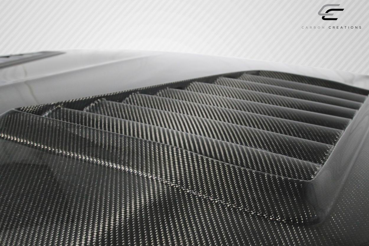 Carbon Creations Track Hood Compatible With 2003-2006 Mitsubishi Evolution - 1 Piece - 112953