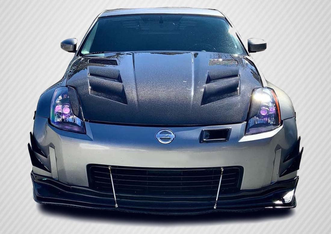 Carbon Creations AM-S Hood Compatible With 2003-2006 Nissan 350Z - 1 Piece - 112955