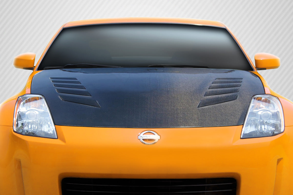 Carbon Creations TS-2 Hood Compatible With 2003-2006 Nissan 350Z - 1 Piece - 112957