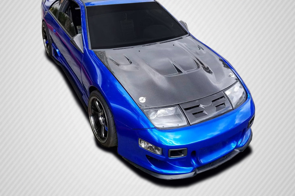 Carbon Creations Type B Hood Compatible With 1990-1996 Nissan 300ZX - 1 Piece - 112960