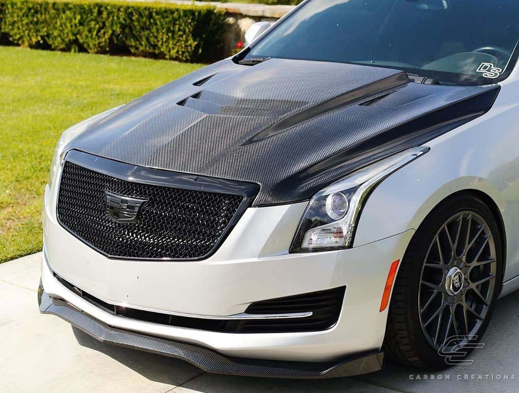 Carbon Creations AC-1 Hood Compatible With 2012-2019 Cadillac ATS - 1 Piece - 112972
