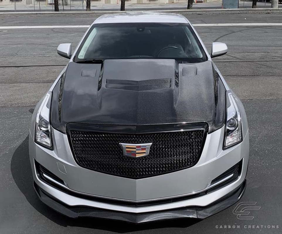 Carbon Creations AC-1 Hood Compatible With 2012-2019 Cadillac ATS - 1 Piece - 112972