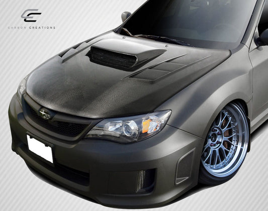 Carbon Creations TS-1 Hood Compatible With 2008-2014 Subaru Impreza - 1 Piece - 112973