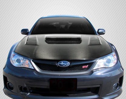 Carbon Creations C-1 Hood Compatible With 2008-2014 Subaru Impreza - 1 Piece - 112974