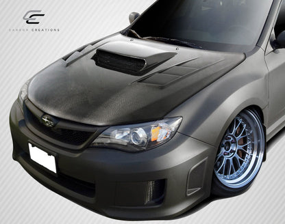Carbon Creations C-1 Hood Compatible With 2008-2014 Subaru Impreza - 1 Piece - 112974