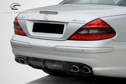 Carbon Creations L Sport Rear Lip Add On Spoiler Compatible With 2003-2006 Mercedes SL - Mercedes - 1 Piece - 112989