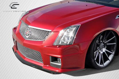 Carbon Creations G2 Front Lip Spoiler Compatible With 2009-2014 Cadillac CTS-V - 3 Piece - 112990