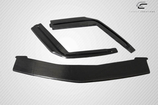 Carbon Creations G2 Front Lip Spoiler Compatible With 2009-2014 Cadillac CTS-V - 3 Piece - 112990