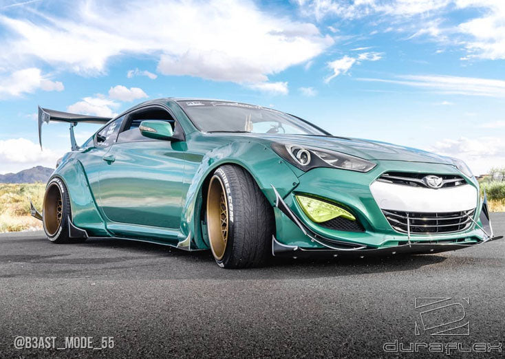 Extreme Dimensions Duraflex Circuit Body Kit Compatible With 2010-2016 Hyundai Genesis Coupe - 4 Piece - 112992