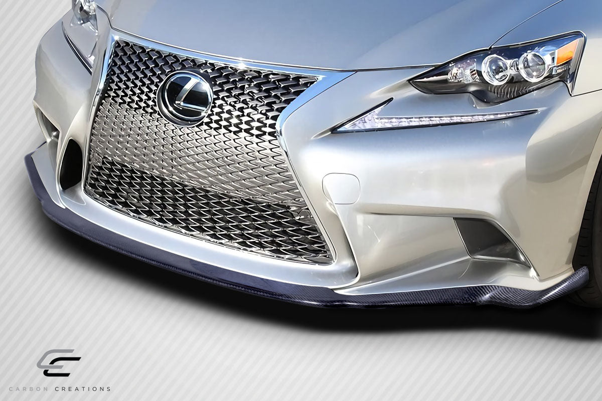 Carbon Creations AM Design Front Lip Spoiler Compatible With 2014-2016 Lexus IS - 1 Piece - 112998