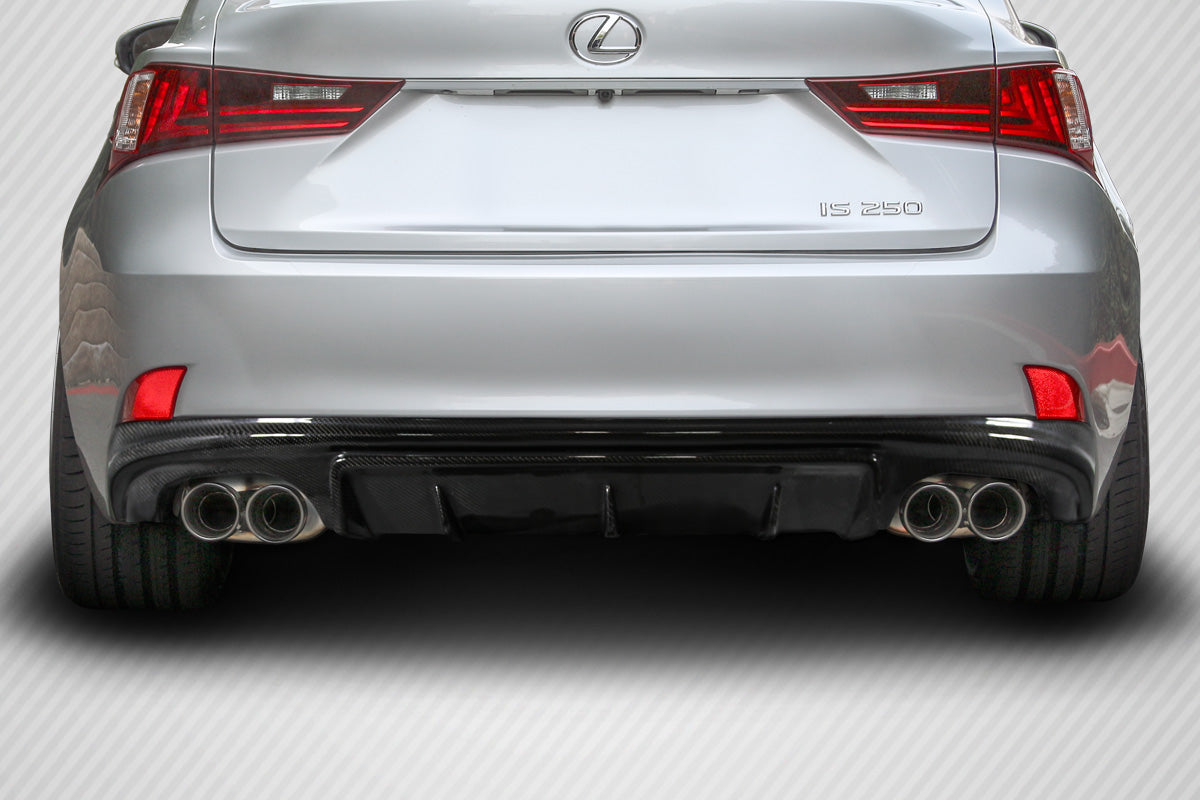 Carbon Creations AM Design Rear Lip Add On Spoiler Compatible With 2014-2016 Lexus IS - 1 Piece - 112999
