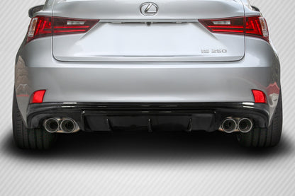 Carbon Creations AM Design Rear Lip Add On Spoiler Compatible With 2014-2016 Lexus IS - 1 Piece - 112999