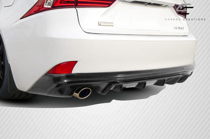 Carbon Creations AM Design Rear Lip Add On Spoiler Compatible With 2014-2016 Lexus IS - 1 Piece - 112999