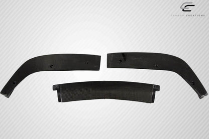 Carbon Creations Chronos Front Lip Spoiler Compatible With 2008-2015 Infiniti G Coupe - 3 Piece - 113002
