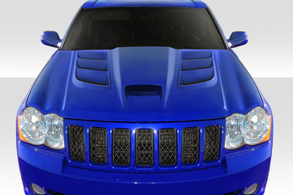 Extreme Dimensions Duraflex Viper Look Hood Compatible With 2005-2010 Jeep Grand Cherokee - 1 Piece - 113006