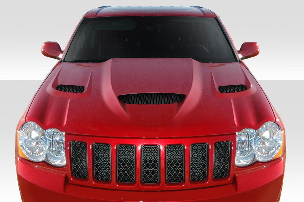 Extreme Dimensions Duraflex Hellcat Look Hood Compatible With 2005-2010 Jeep Grand Cherokee - 1 Piece - 113007