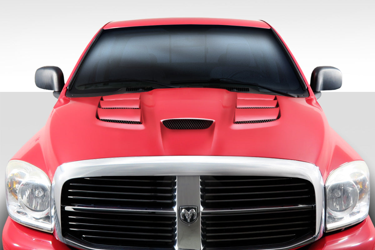 Extreme Dimensions Duraflex Viper Look Hood Compatible With 2002-2008 Dodge Ram - 1 Piece - 113008