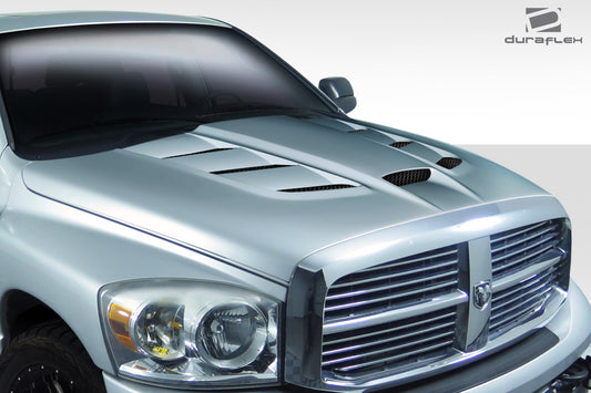 Extreme Dimensions Duraflex Viper Look Hood Compatible With 2002-2008 Dodge Ram - 1 Piece - 113008