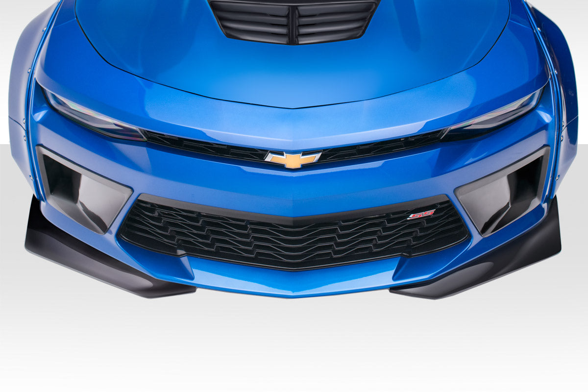 Extreme Dimensions Duraflex Grid Front Lip Spoiler Compatible With 2016-2018 Chevrolet Camaro - 2 Piece - 113016