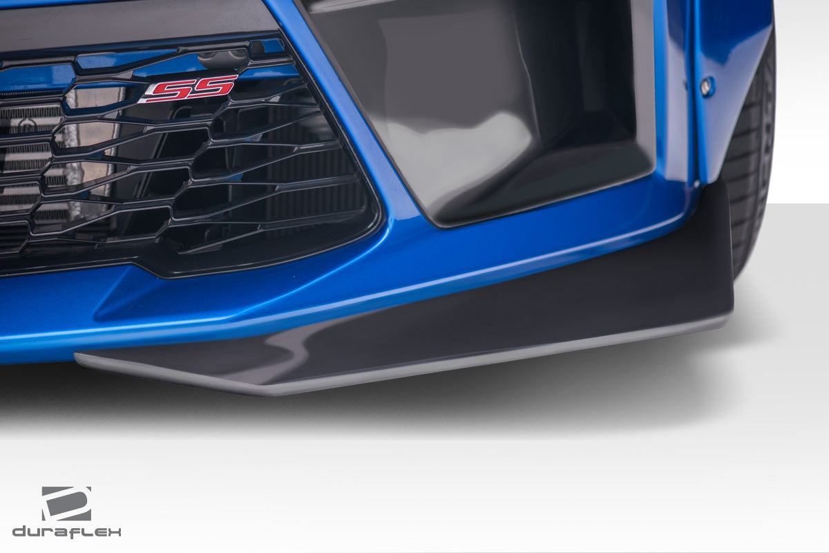 Extreme Dimensions Duraflex Grid Front Lip Spoiler Compatible With 2016-2018 Chevrolet Camaro - 2 Piece - 113016