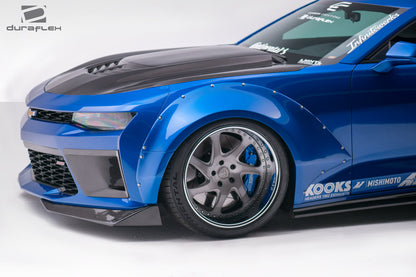 Extreme Dimensions Duraflex Grid Front Fenders Flare Compatible With 2016-2018 Chevrolet Camaro - 4 Piece - 113018