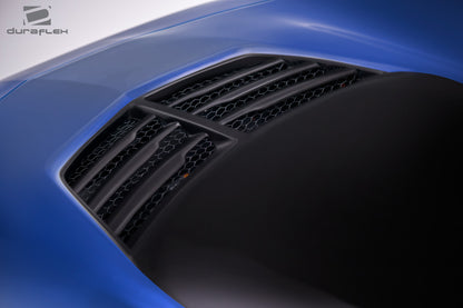 Extreme Dimensions Duraflex Grid Hood Compatible With 2016-2023 Chevrolet Camaro - 1 Piece - 113019