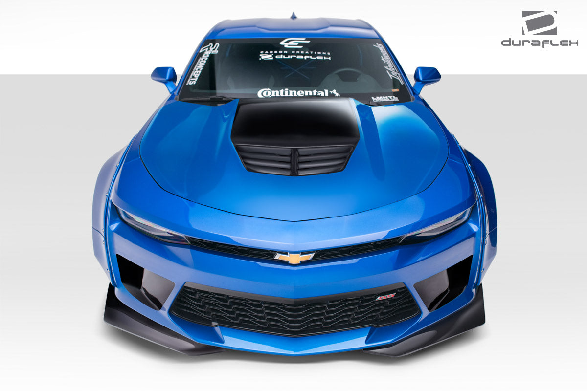 Extreme Dimensions Duraflex Grid Hood Compatible With 2016-2023 Chevrolet Camaro - 1 Piece - 113019