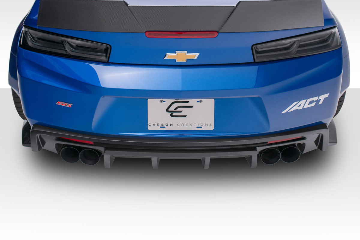 Extreme Dimensions Duraflex Grid Rear Lip Add On Spoiler Compatible With 2016-2018 Chevrolet Camaro - 1 Piece - 113022