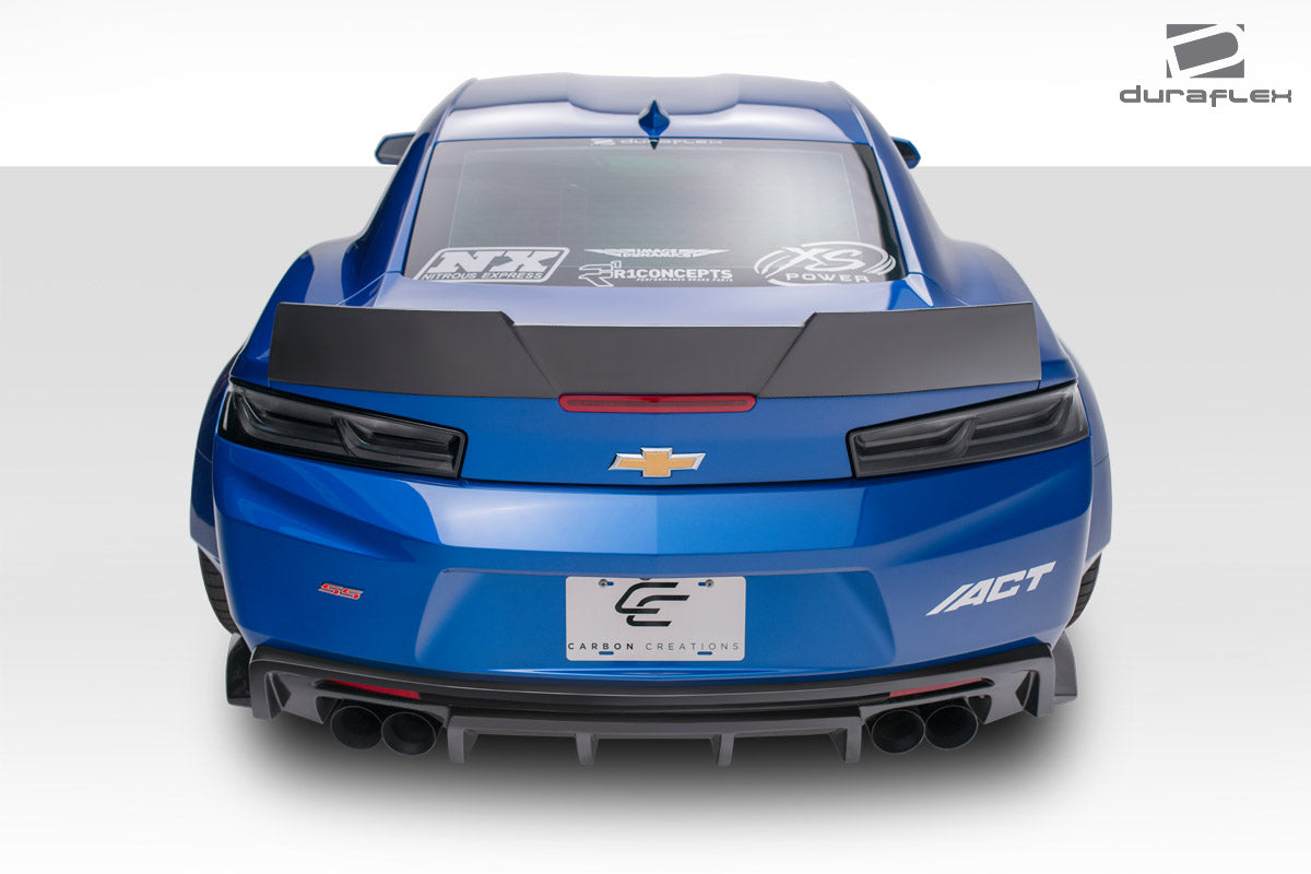Extreme Dimensions Duraflex Grid Rear Lip Add On Spoiler Compatible With 2016-2018 Chevrolet Camaro - 1 Piece - 113022