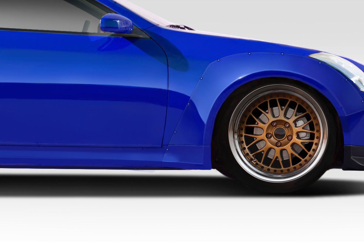 Extreme Dimensions Duraflex Circuit Front Fenders Flare Compatible With 2003-2007 Infiniti G Coupe - 2 Piece - 113038