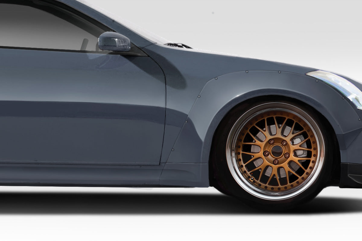 Extreme Dimensions Duraflex Circuit Front Fenders Flare Compatible With 2003-2007 Infiniti G Coupe Non Sport - 2 Piece - 113039