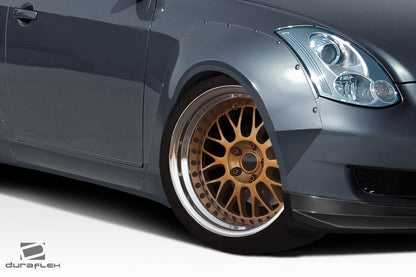 Extreme Dimensions Duraflex Circuit Front Fenders Flare Compatible With 2003-2007 Infiniti G Coupe Non Sport - 2 Piece - 113039
