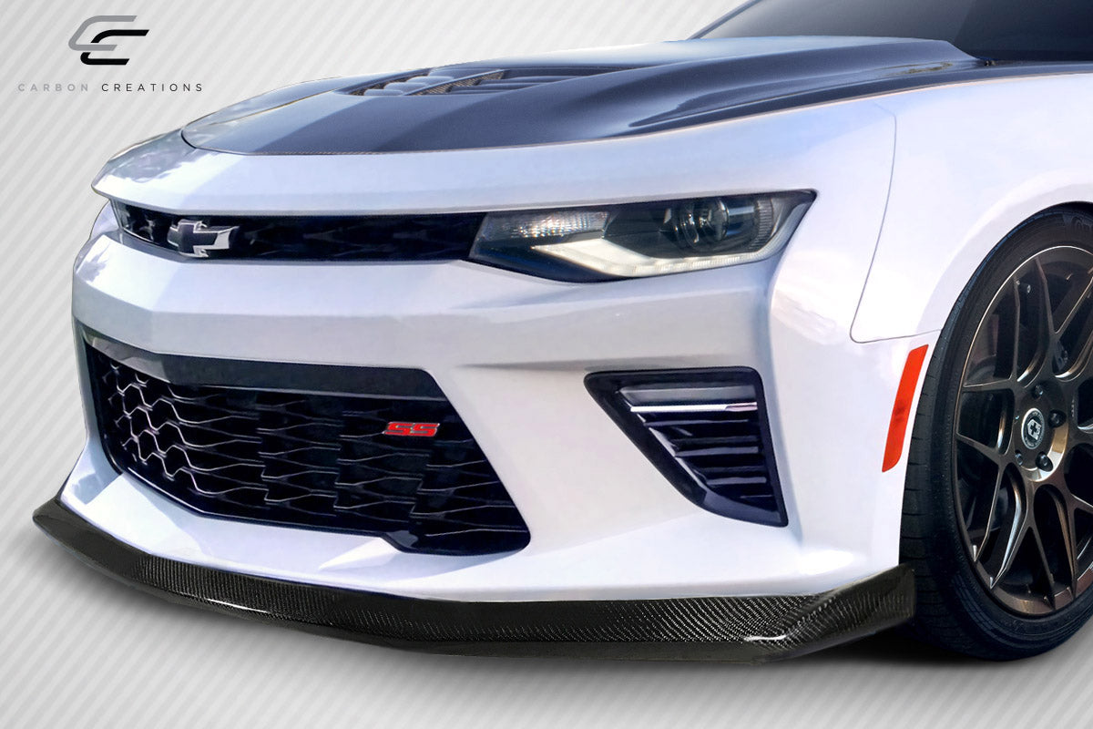 Carbon Creations GM-X Front Lip Spoiler Compatible With 2016-2018 Chevrolet Camaro - 1 Piece - 113083