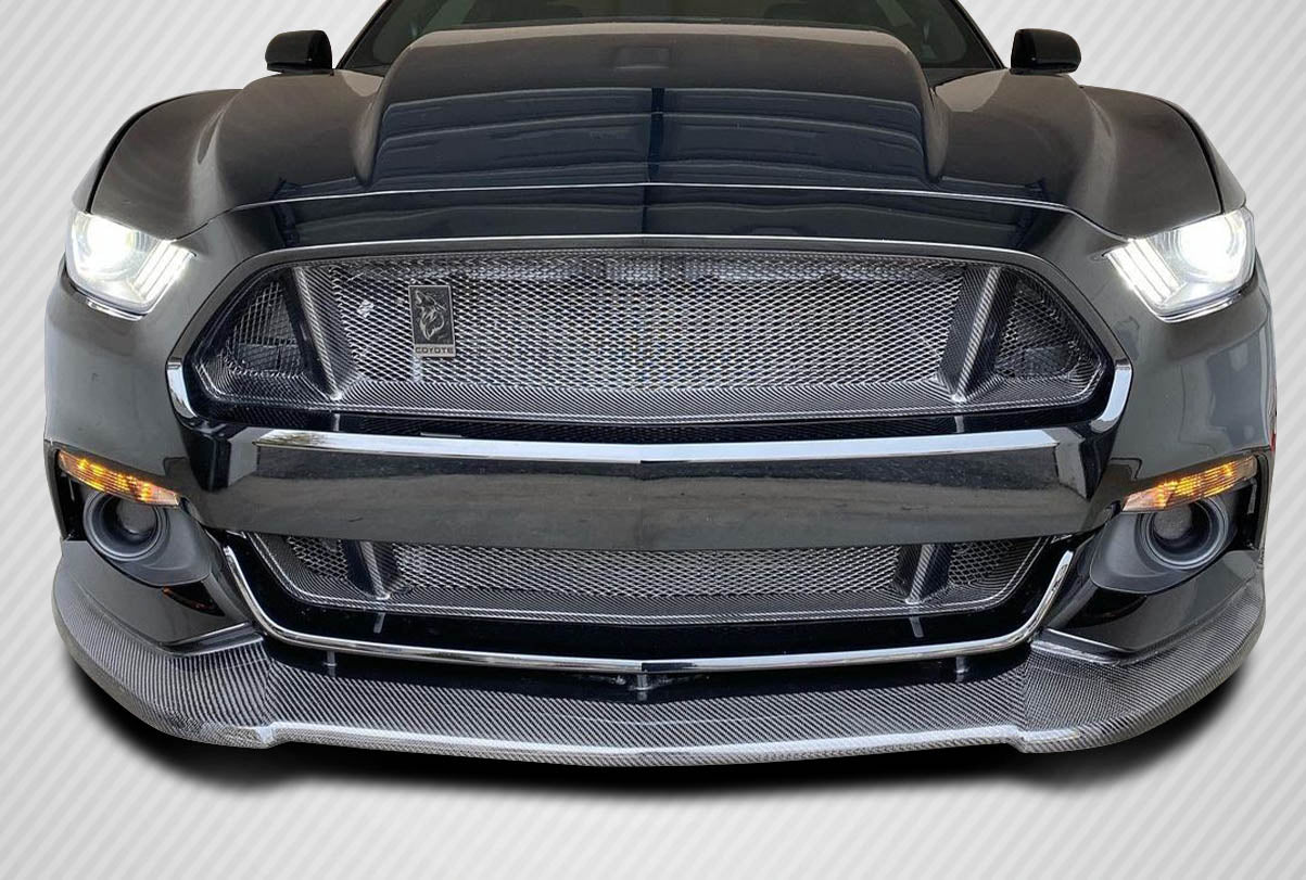 Carbon Creations CVX Front Lip Spoiler Compatible With 2015-2017 Ford Mustang - 1 Piece - 113091