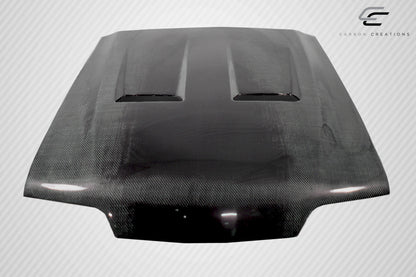 Carbon Creations Heat Extractor Hood Compatible With 1987-1993 Ford Mustang - 1 Piece - 113114