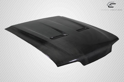 Carbon Creations Heat Extractor Hood Compatible With 1987-1993 Ford Mustang - 1 Piece - 113114