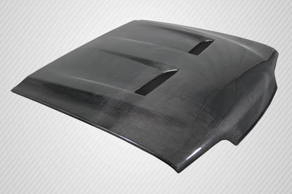 Carbon Creations Heat Extractor Hood Compatible With 1987-1993 Ford Mustang - 1 Piece - 113114