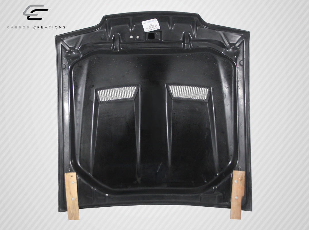 Carbon Creations Heat Extractor Hood Compatible With 1987-1993 Ford Mustang - 1 Piece - 113114